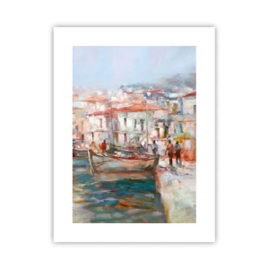 Plagát - Pastelová dovolenka - 30x40 cm