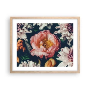 Plagát v ráme zo svetlého duba - S barokovým prepychom - 50x40 cm