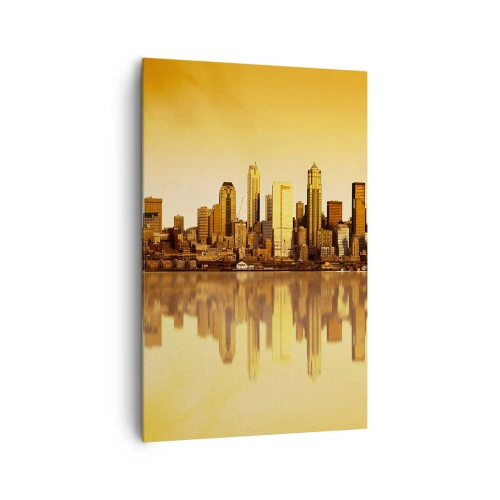 Obraz na plátne - Ticho metropoly - 80x120 cm