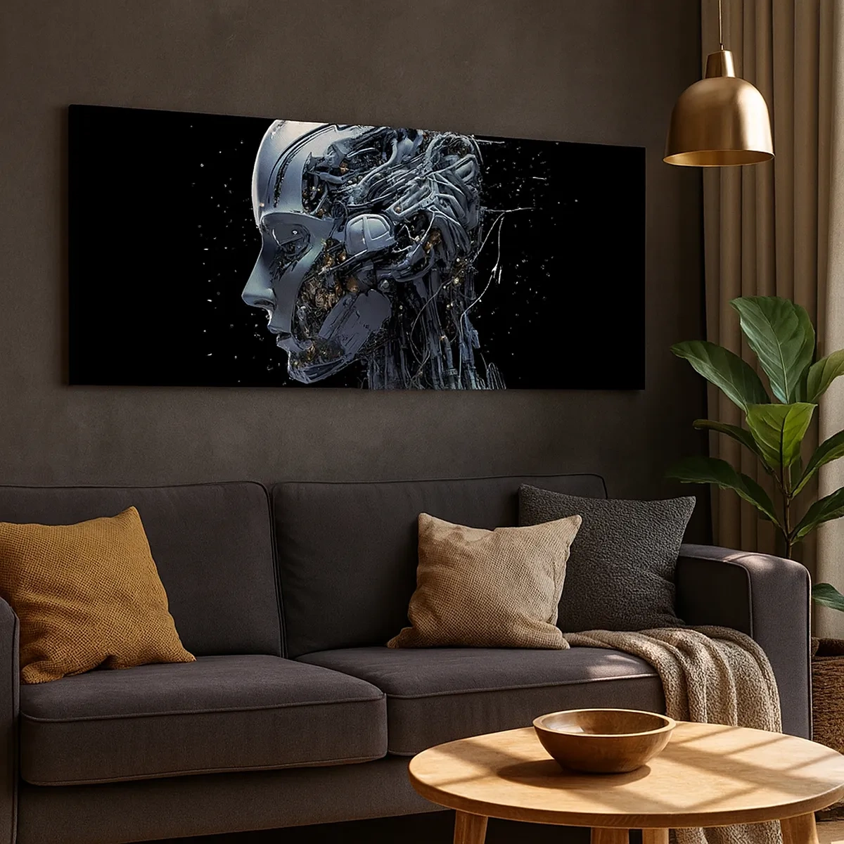 Obraz na plátne - Technológia je žena - 30x30 cm