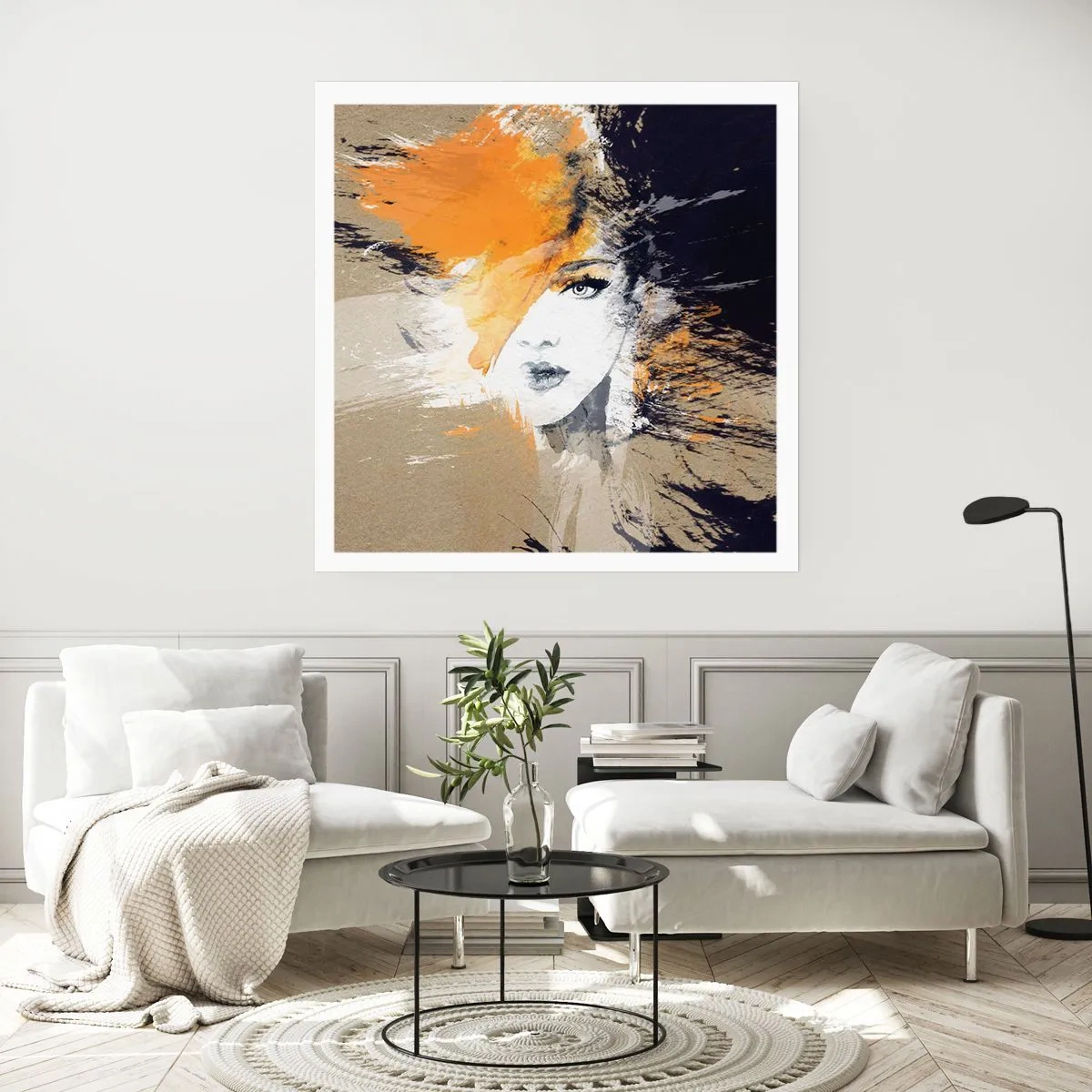 Plagát - A je svetlo - 30x30 cm