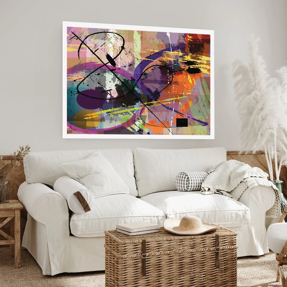 Plagát - Možno priamo alebo okolo - 100x70 cm