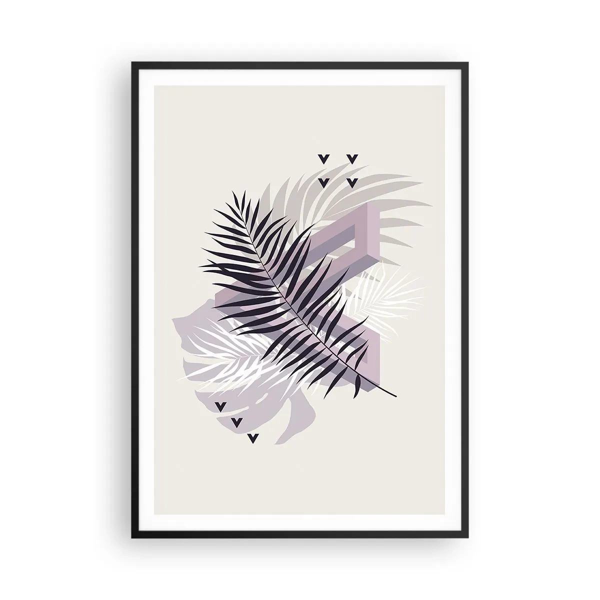 Plagát v čiernom ráme - Tieň tieňa - 70x100 cm