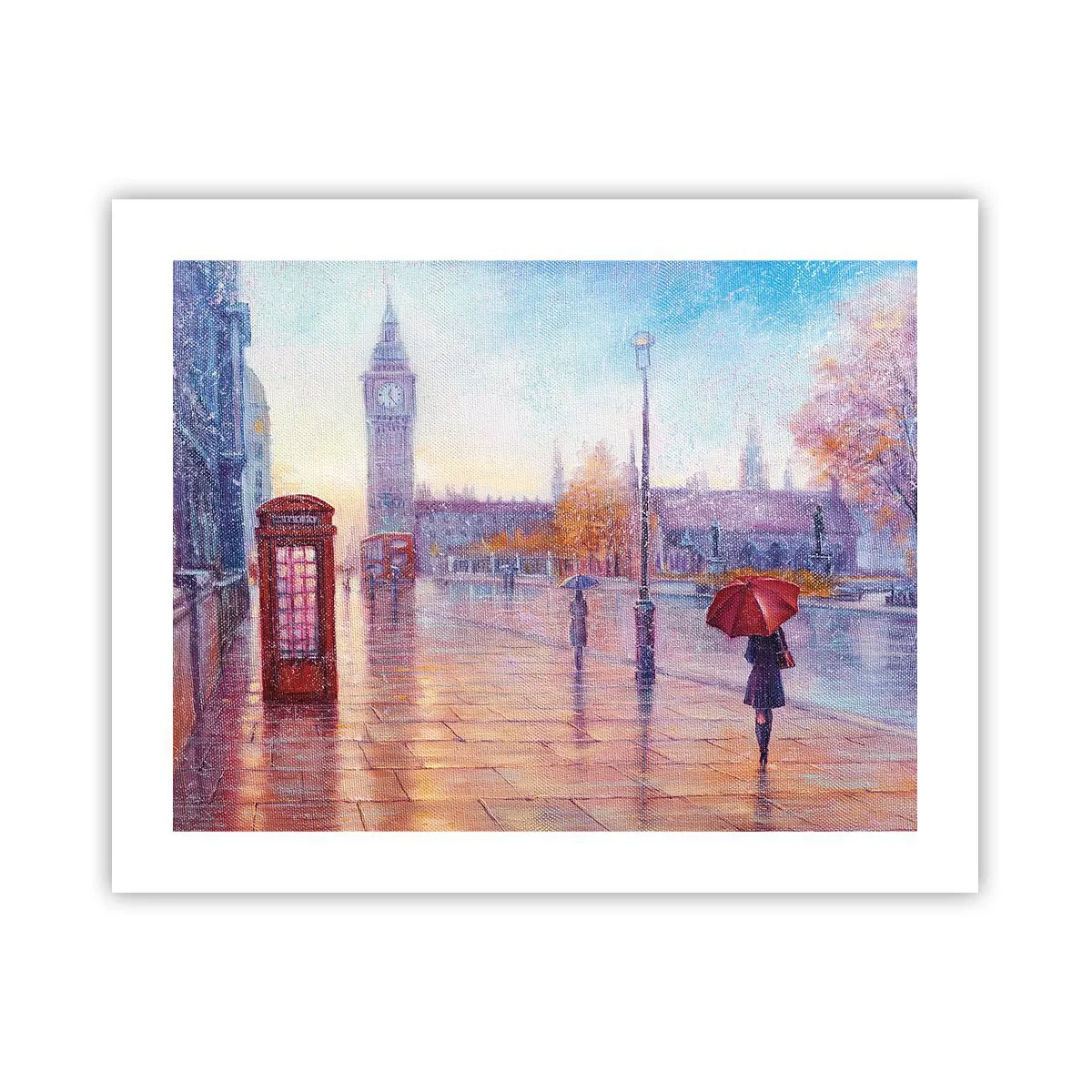 Plagát - Londýnsky jesenný deň - 50x40 cm