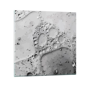 Obraz na skle - Stopa po spenenom - 60x60 cm