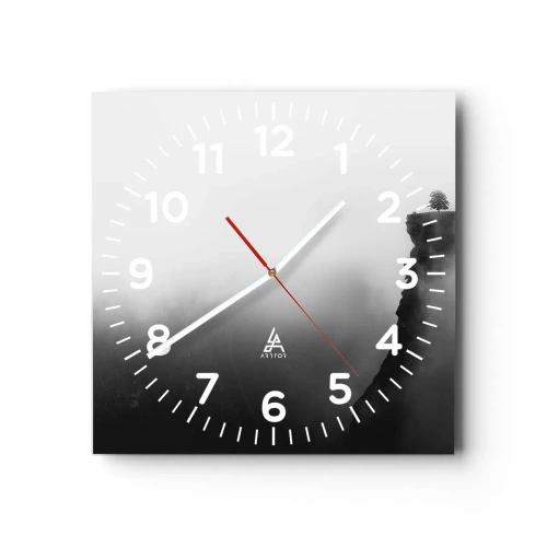 Nástenné hodiny - Na okraji sveta - 30x30 cm