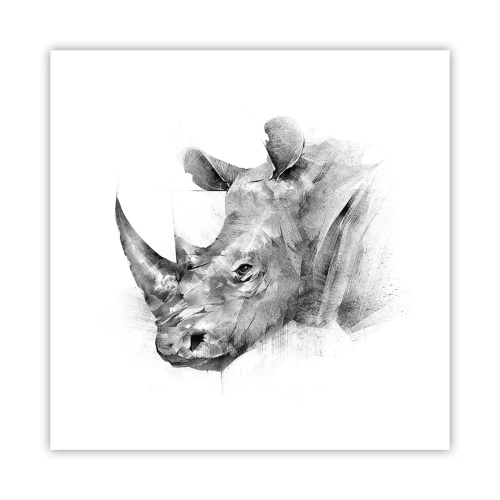 Plagát - Africký portrét - 40x40 cm