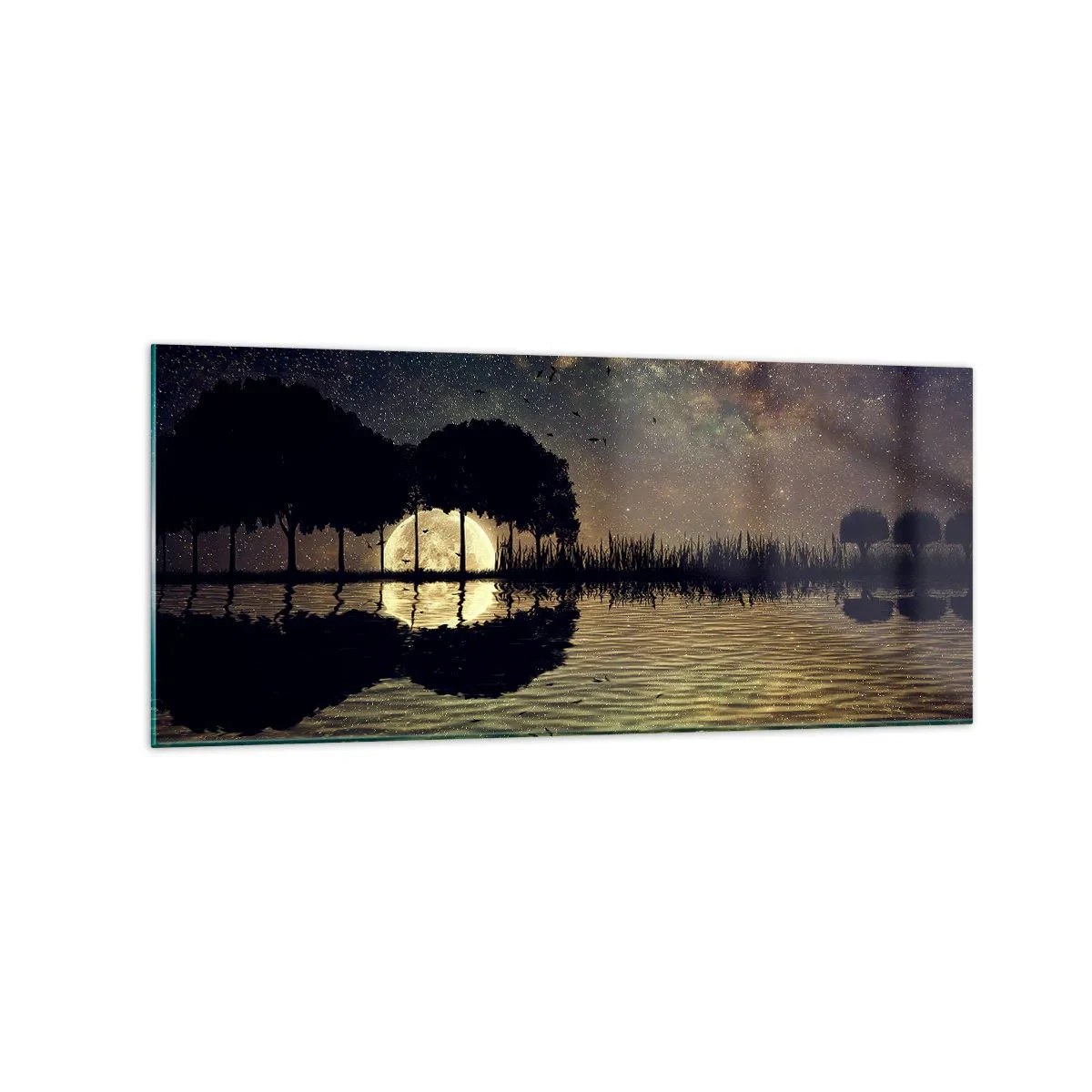 Obraz na skle - Noc na konci sveta - 120x50 cm