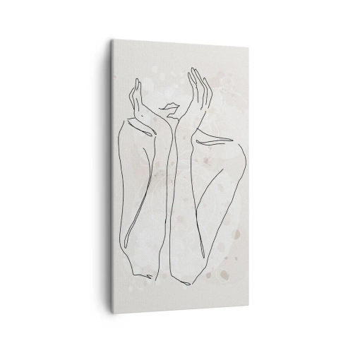 Obraz na plátne - Zasnený okamih - 45x80 cm