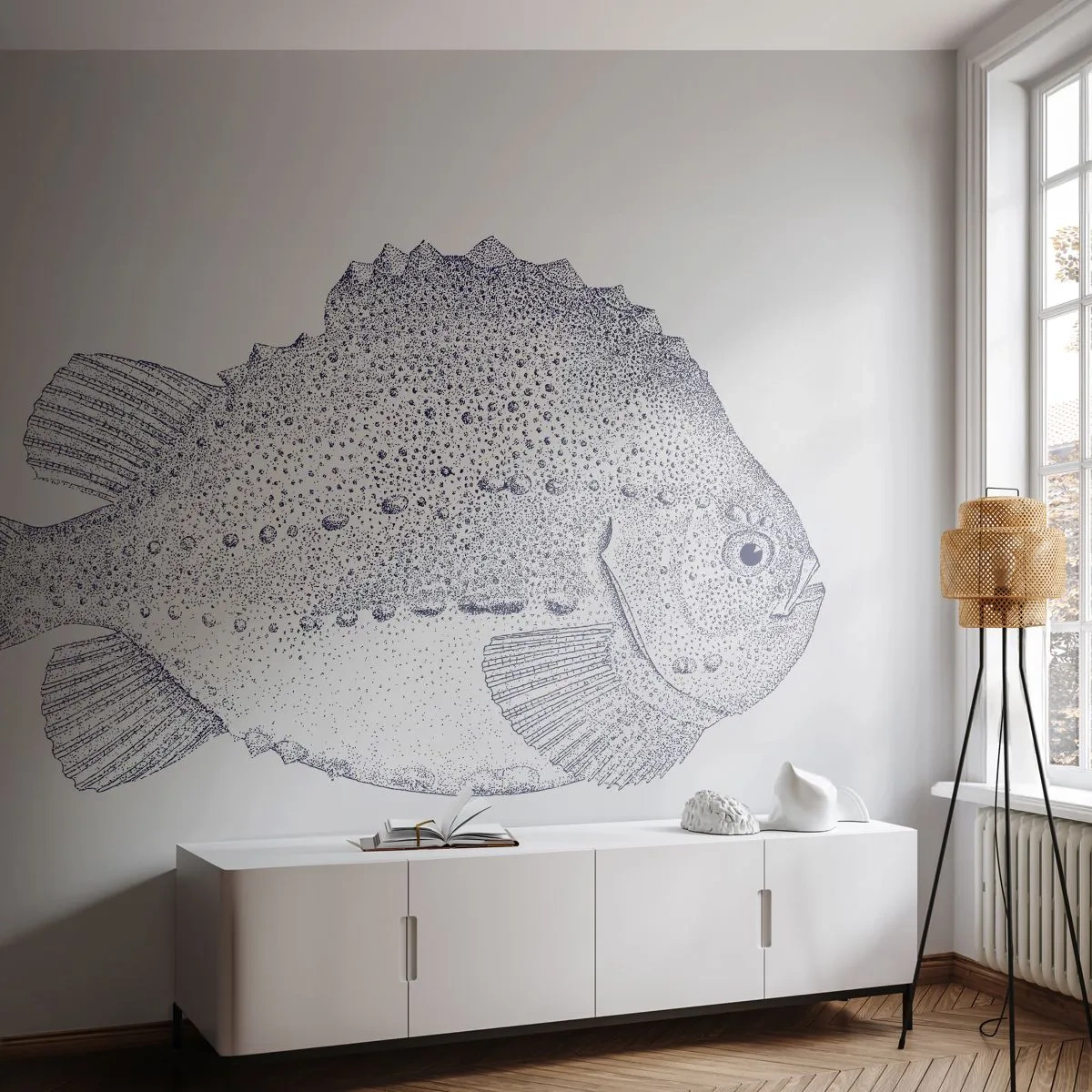 Fototapeta Premium Canvas - Do albumu prírodovedca - Ryby, Námorná, oceán - 500x350 cm