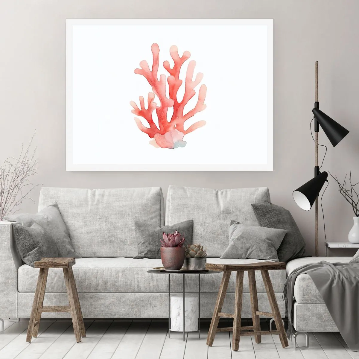 Plagát - Koralový koral - 70x50 cm