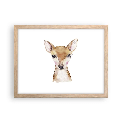 Plagát v ráme zo svetlého duba - Povaha nevinnosti - 40x30 cm