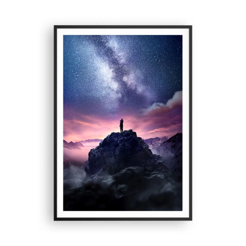 Plagát v čiernom ráme - A pocítil život - 70x100 cm