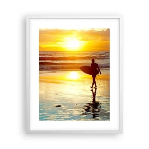 Plagát v bielom ráme - Návrat bojovníka - 40x50 cm