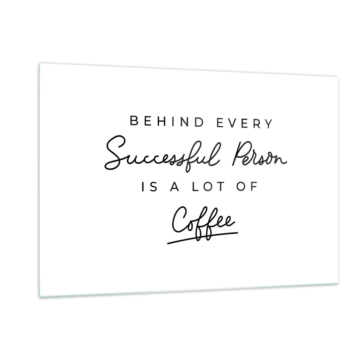 Obraz na skle - Tajomstvo úspechu - 120x80 cm