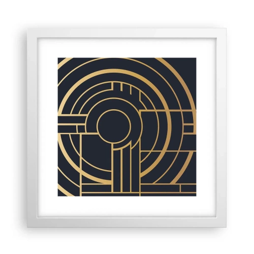 Plagát v bielom ráme - Obraty udalosti - 30x30 cm