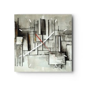 Nástenné hodiny - Sila jednoduchosti - 30x30 cm
