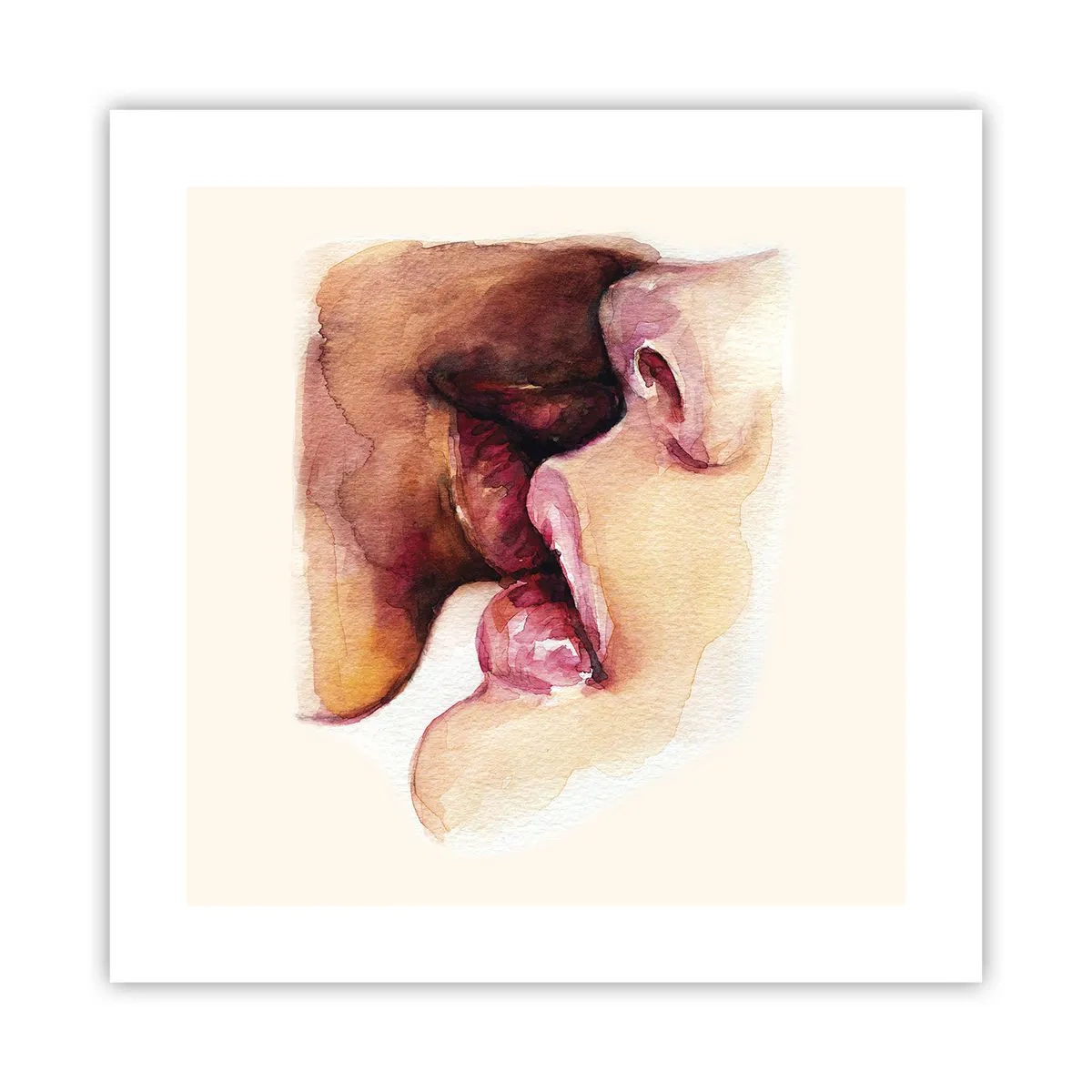 Plagát - Ako noc a deň, zem a nebo - 40x40 cm