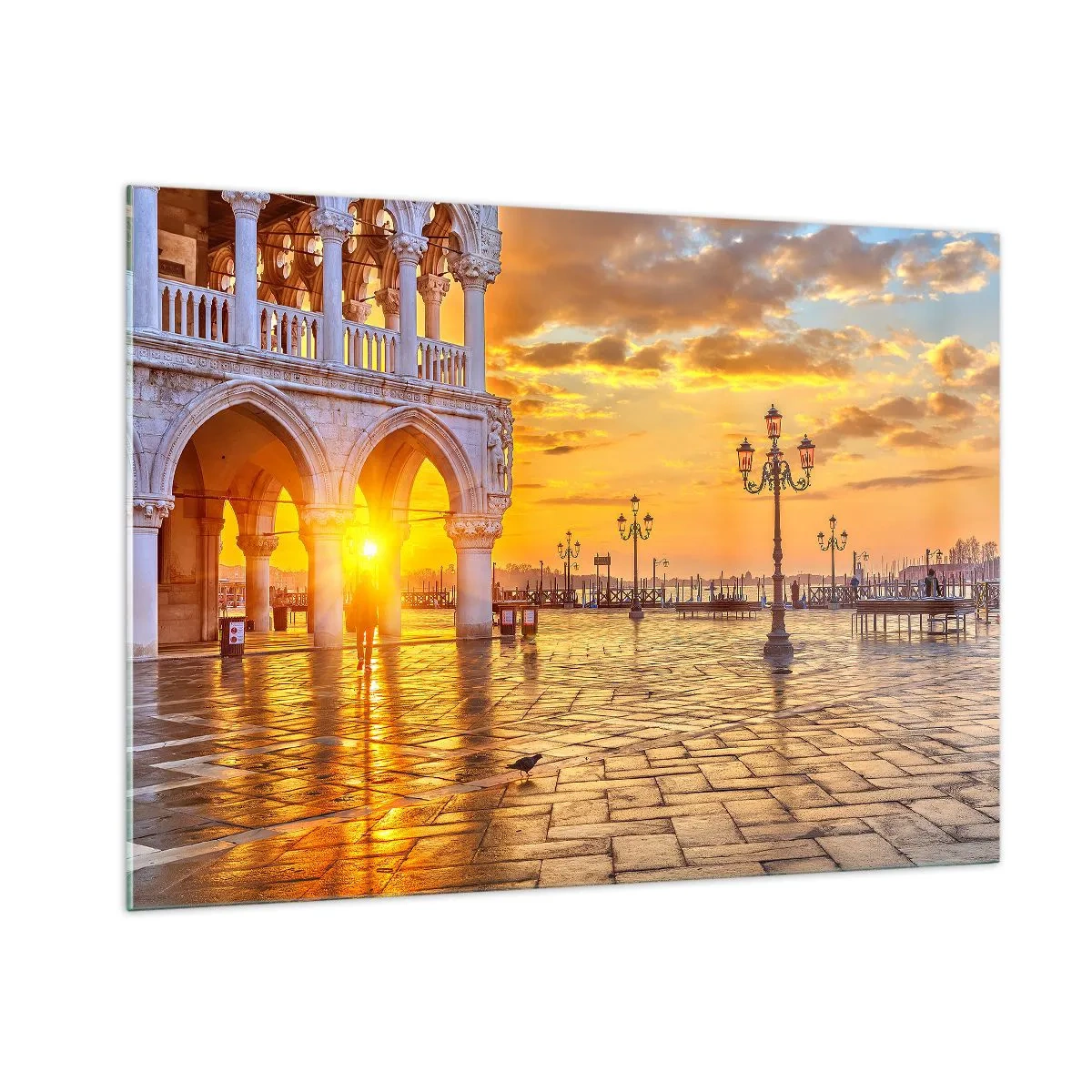 Obraz na skle - Kde sú všetci? - 100x70 cm
