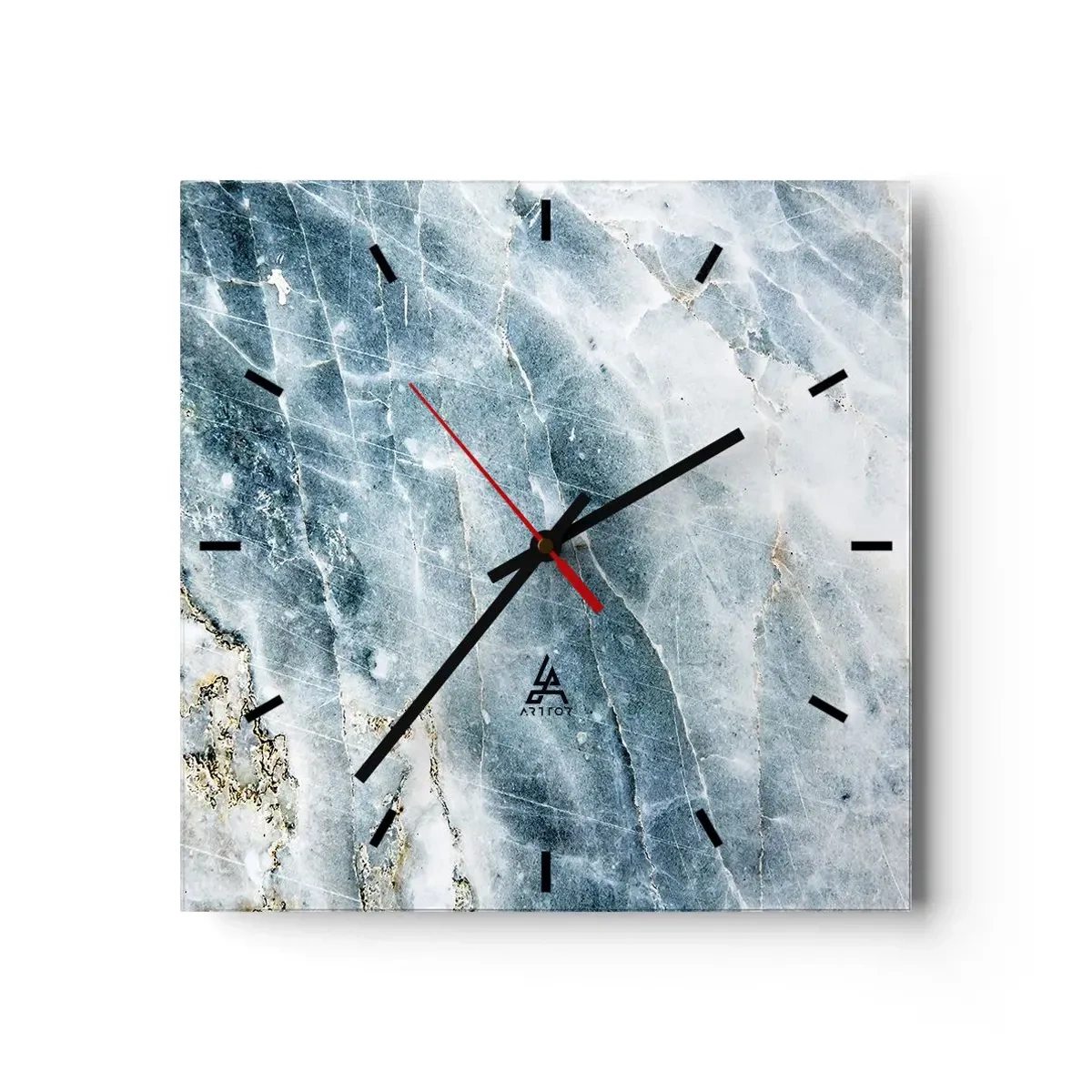 Nástenné hodiny - Ľadový svet - 30x30 cm