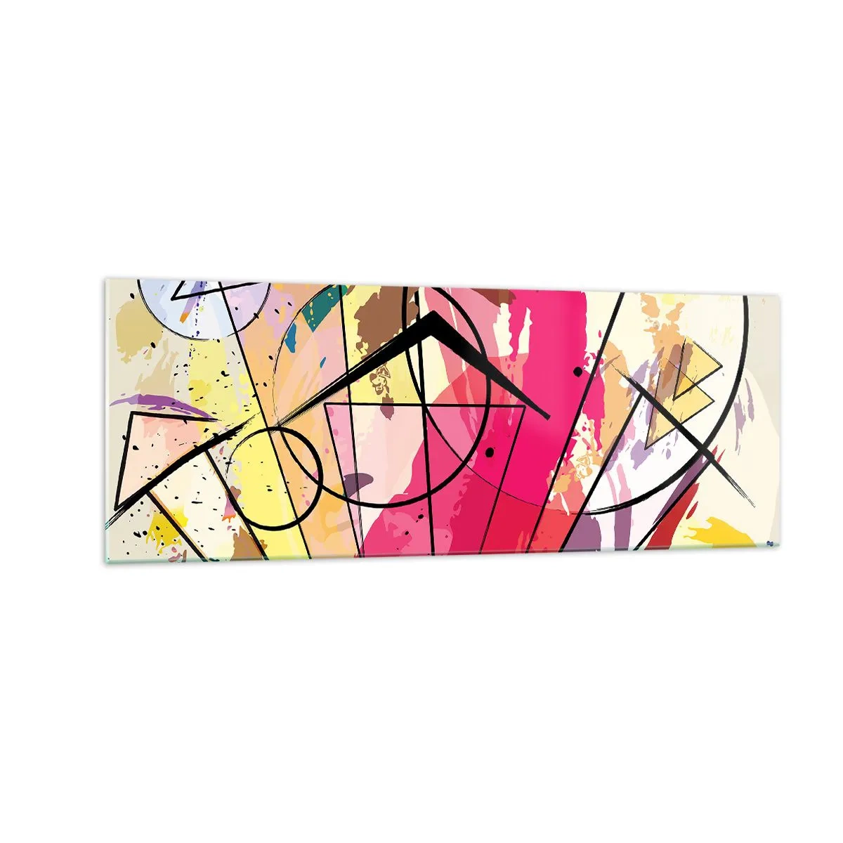 Obraz na skle - Výbuch - 140x50 cm