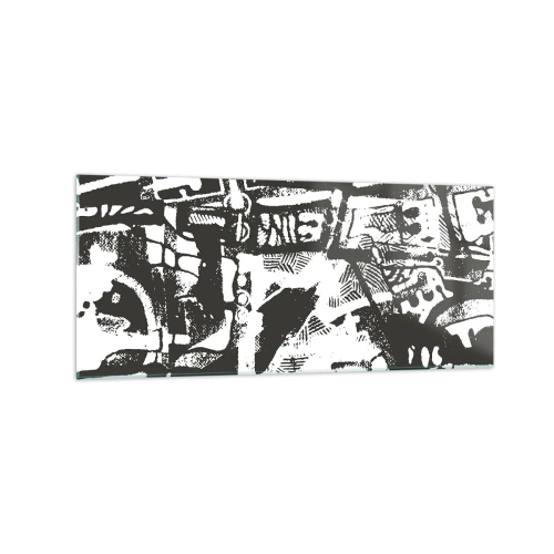 Obraz na skle - Poriadok alebo chaos? - 120x50 cm