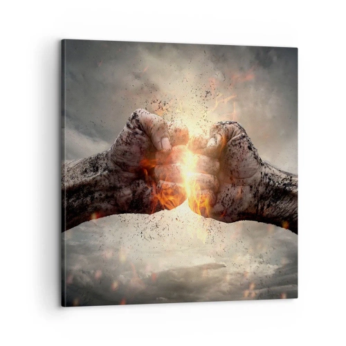 Obraz na plátne - Choď do boja - 60x60 cm