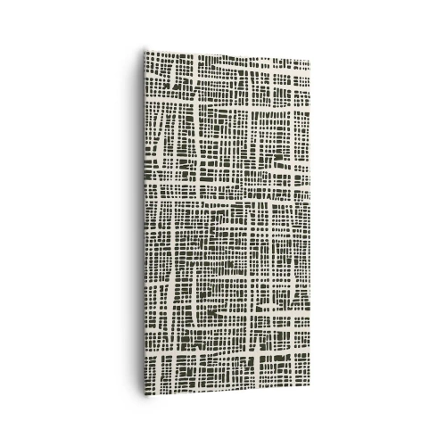 Obraz na plátne - Tkaná kompozícia - 65x120 cm