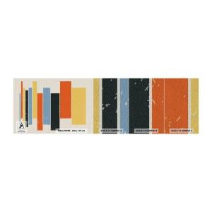 Vzorka fototapety Premium Sand - Záznam hudby - Minimalizmus, Obdĺžniky, Tvary - 100x30 cm