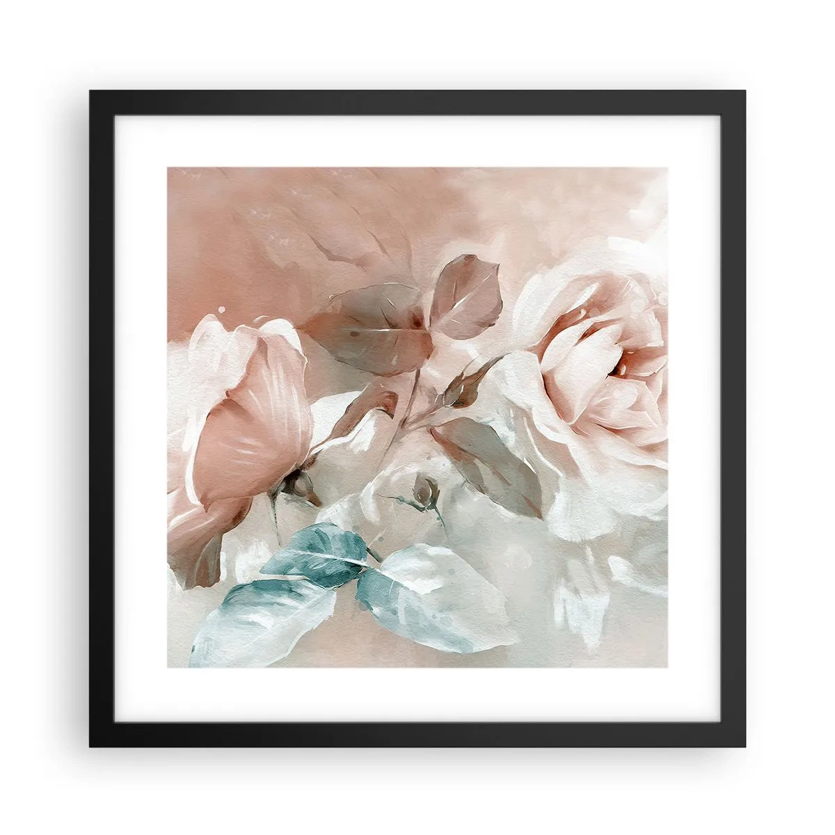 Plagát v čiernom ráme - Duch romantizmu - 40x40 cm