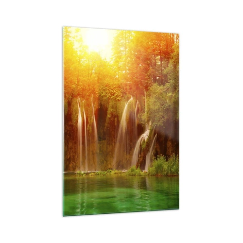 Obraz na skle - Na slnku a v tieni - 70x100 cm