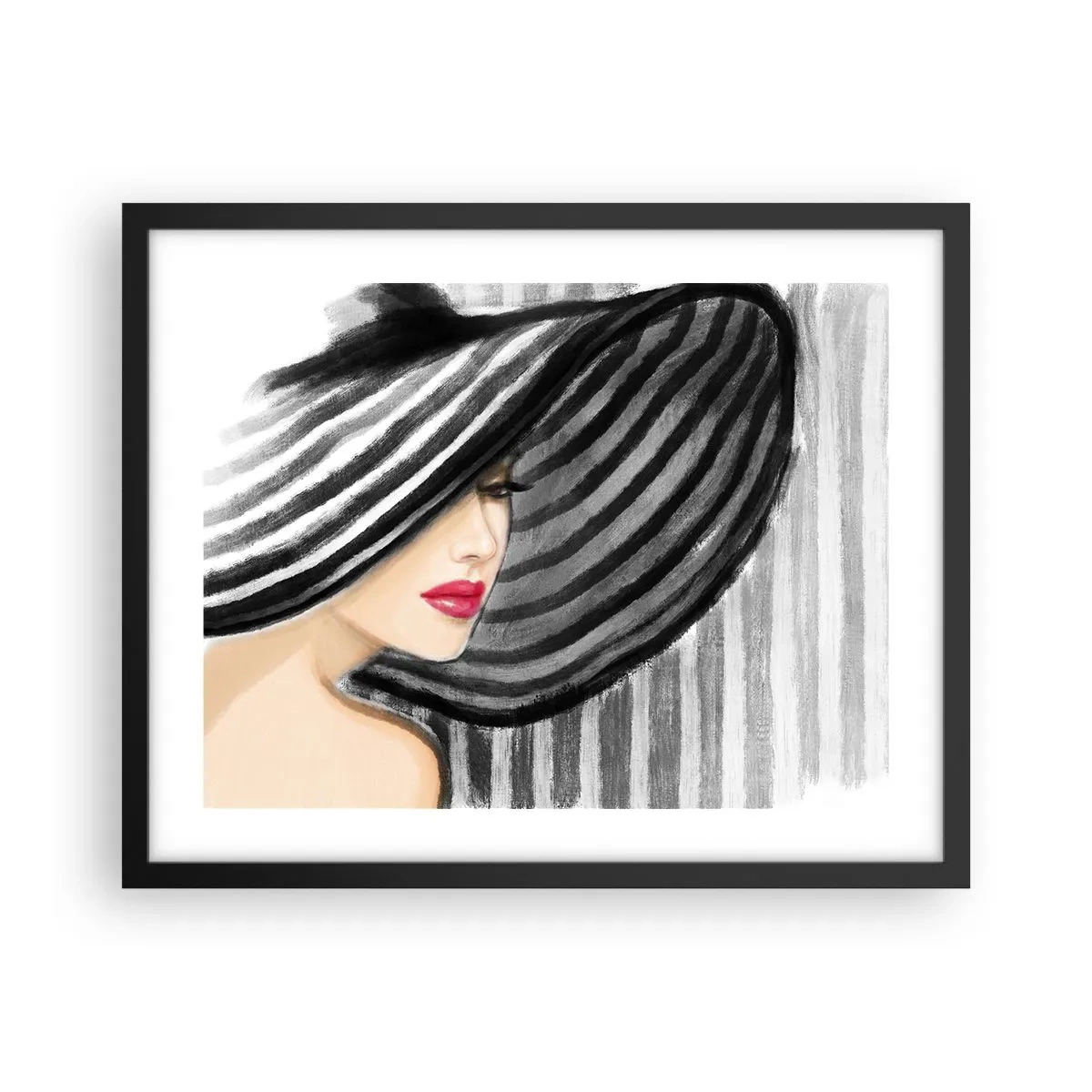 Plagát v čiernom ráme - Kde ťa hľadať? - 50x40 cm