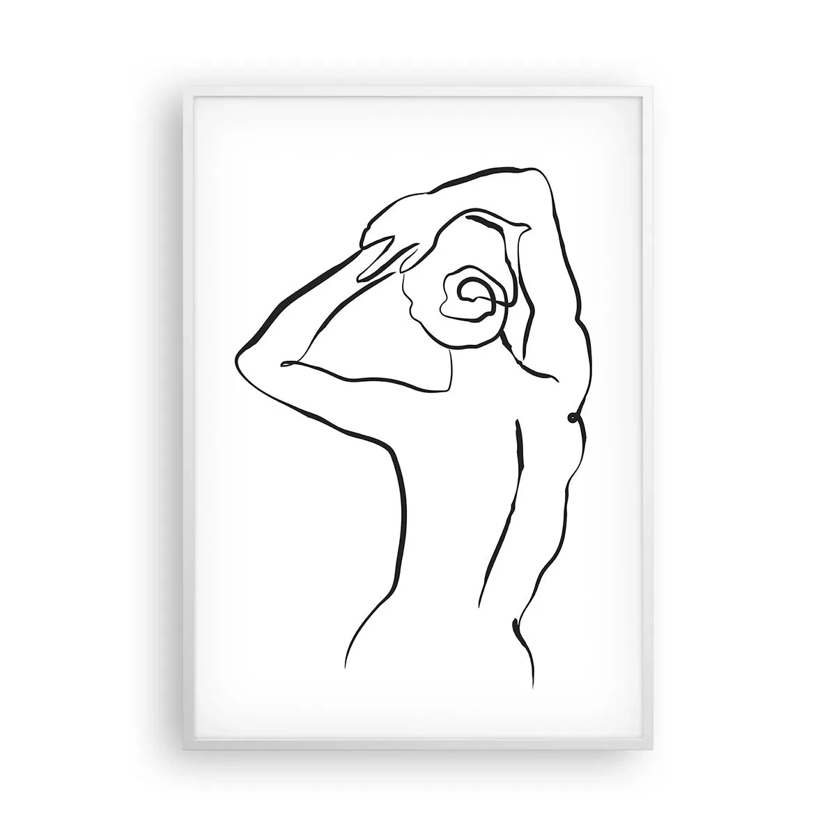 Plagát v bielom ráme - Ranný akt - 70x100 cm