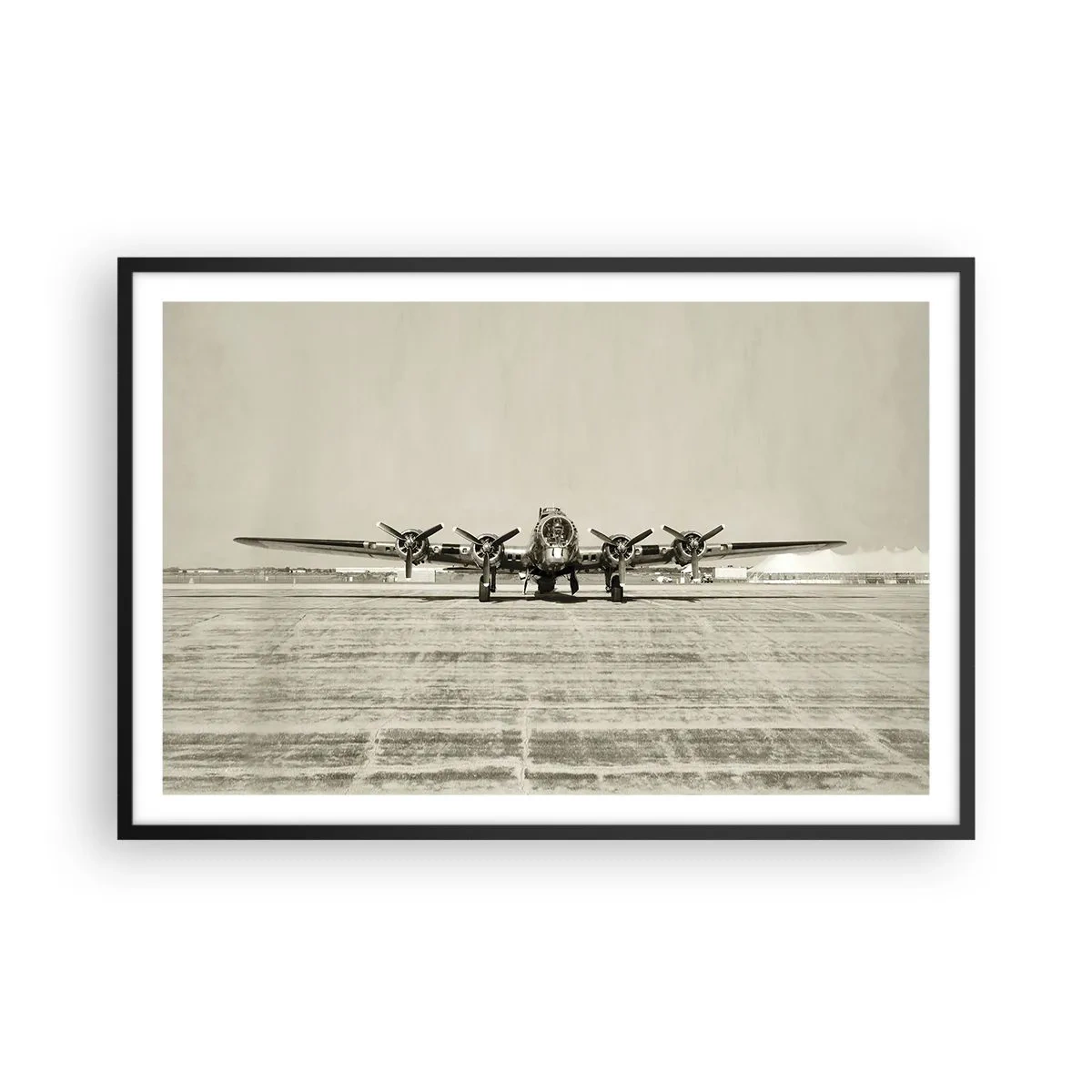 Plagát v čiernom ráme - Ako vždy pripravený - 91x61 cm