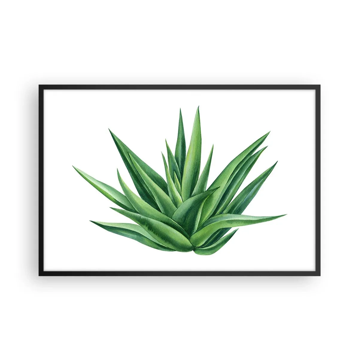 Plagát v čiernom ráme - Zelená – sila – život - 91x61 cm