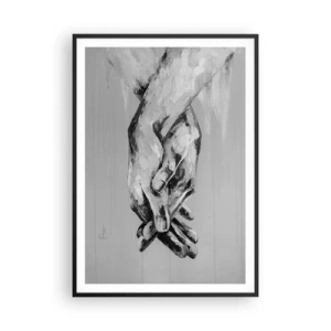 Plagát v čiernom ráme - Začiatok… - 70x100 cm