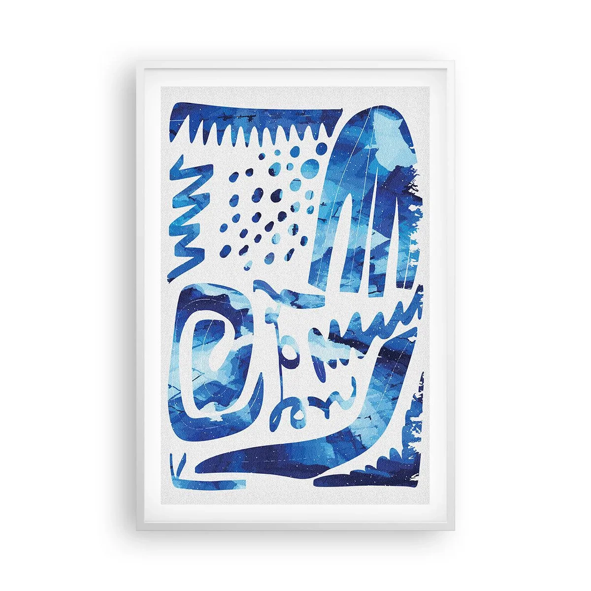 Plagát v bielom ráme - Späť ku koreňom - 61x91 cm