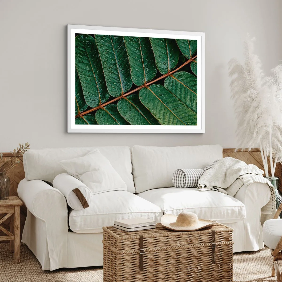 Plagát v bielom ráme - V zelenom rytme - 91x61 cm