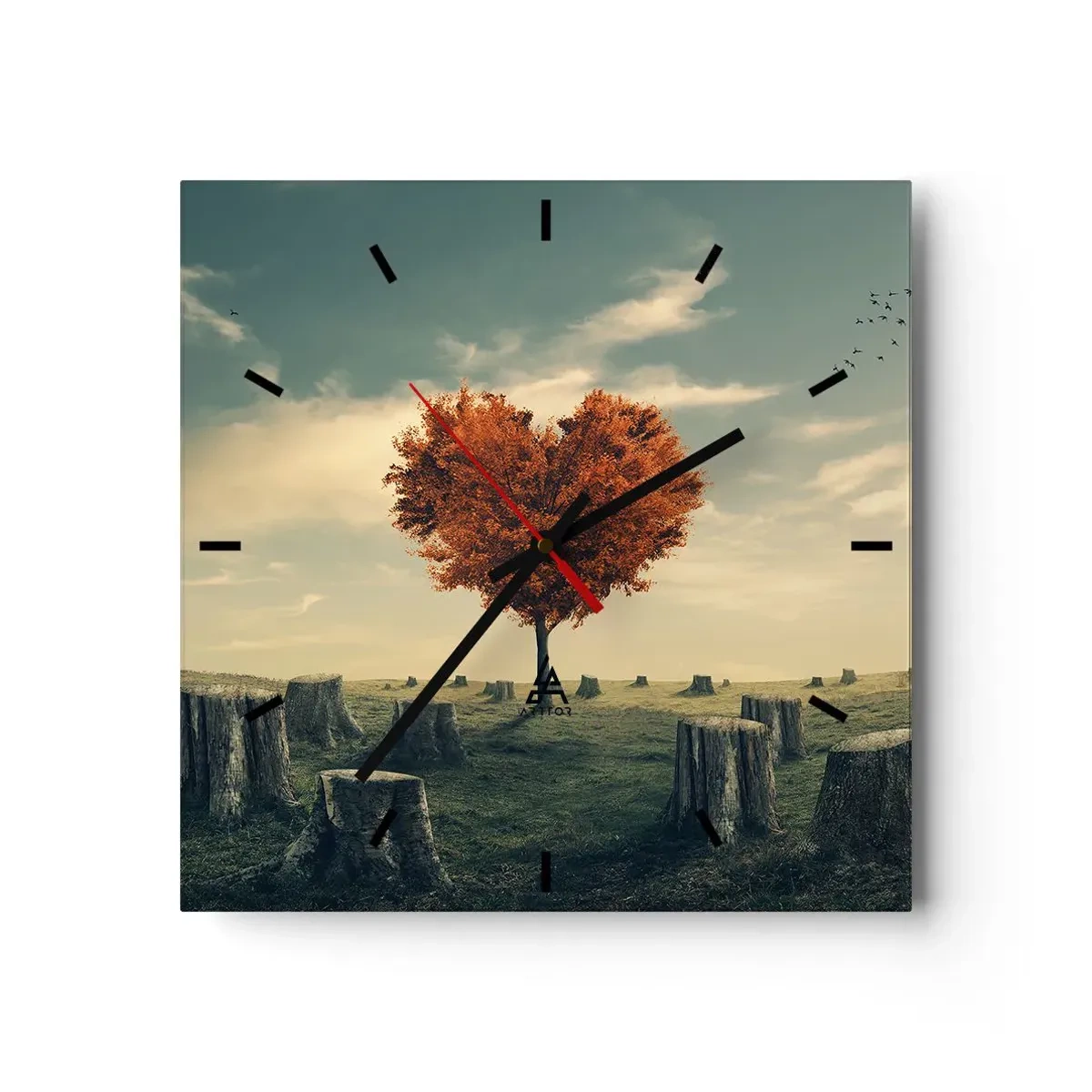 Nástenné hodiny - Stále je ešte nádej - 30x30 cm