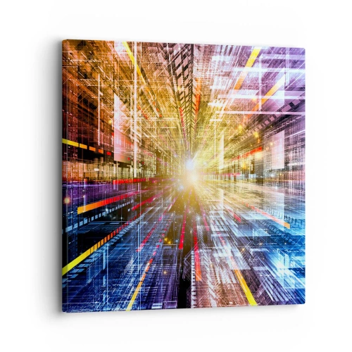 Obraz na plátne - Osvetlená chodba - 30x30 cm