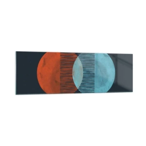 Obraz na skle - Astronomická fantázia - 160x50 cm