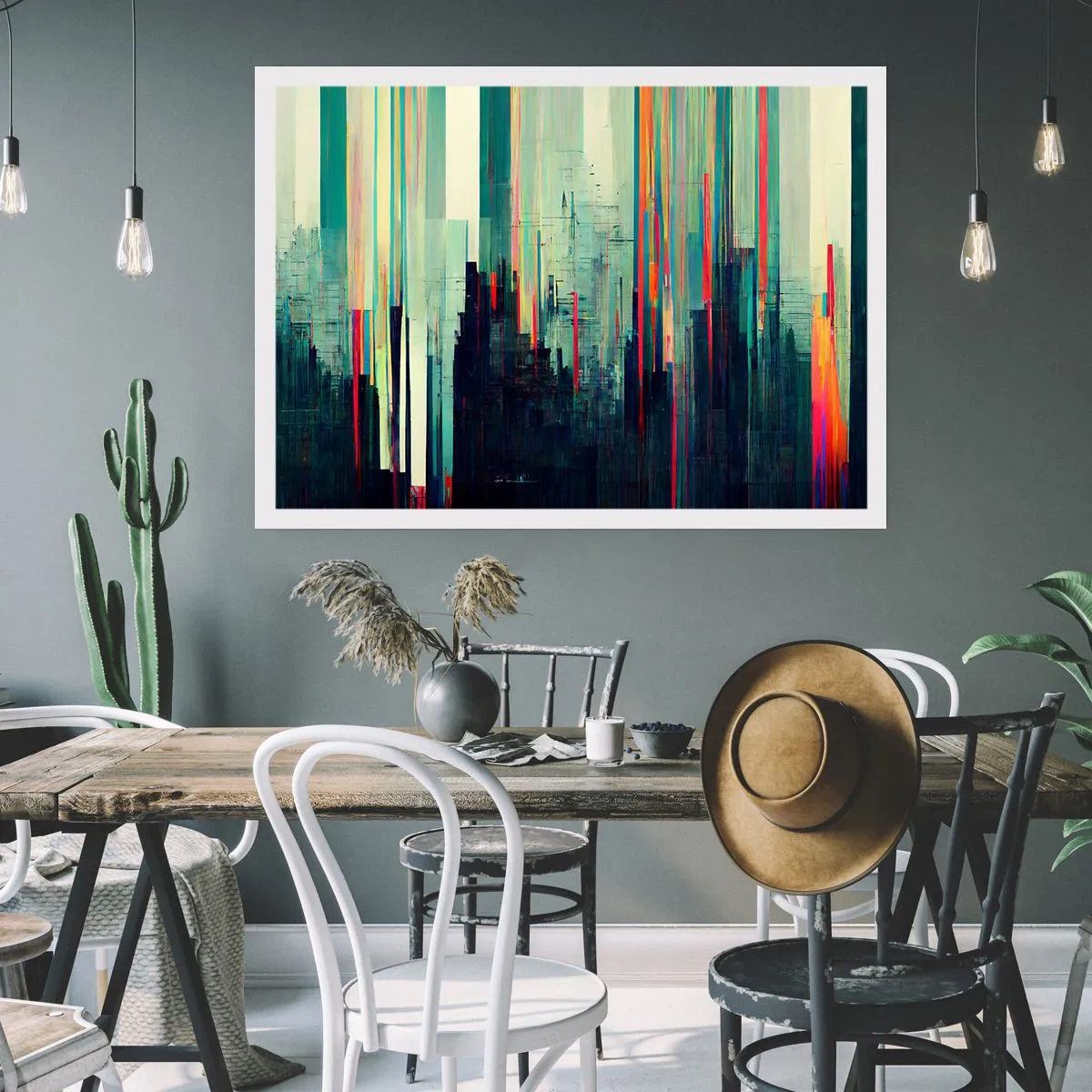 Plagát - Futuristické mesto - 40x30 cm