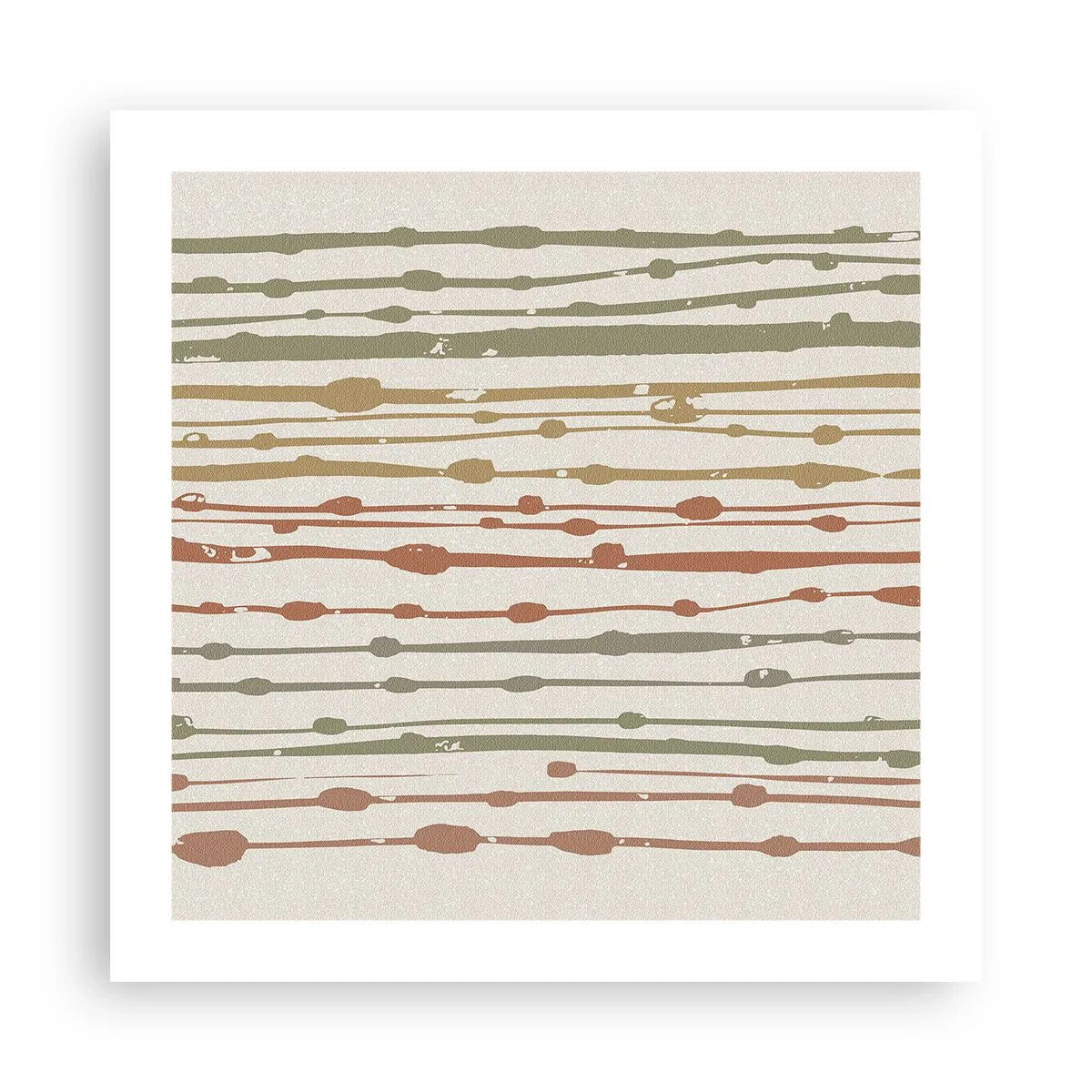 Plagát - Hudobný záznam farieb - 50x50 cm