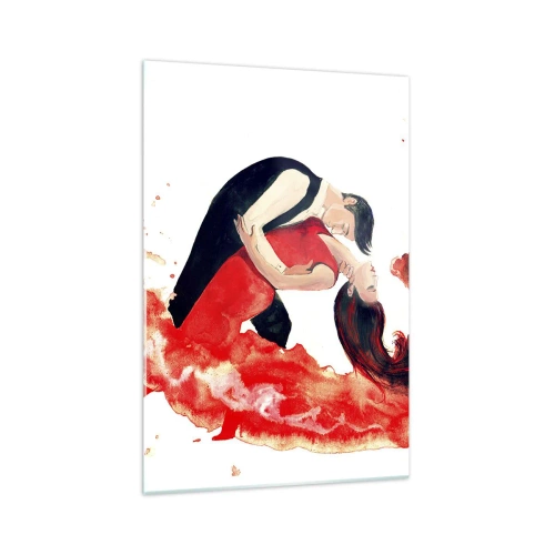 Obraz na skle - Tango - zmyselná vlna - 70x100 cm