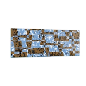 Obraz na skle - Neľudová vystrihovačka - 140x50 cm