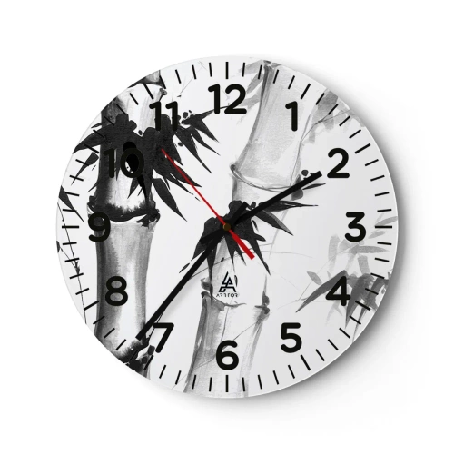 Nástenné hodiny - Blízky záber na orient - 30x30 cm