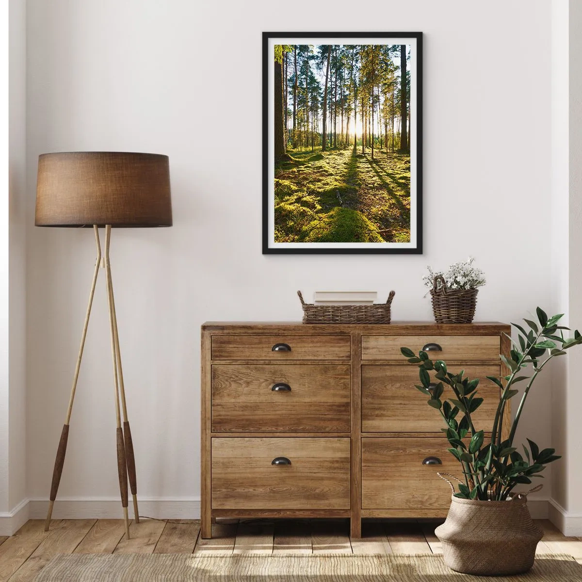 Plagát v čiernom ráme - …Za siedmimi lesmi - 61x91 cm