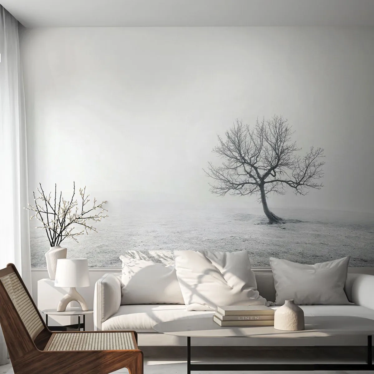 Fototapeta Premium Sand - Proti ničote - Krajina, Strom, Príroda - 100x70 cm