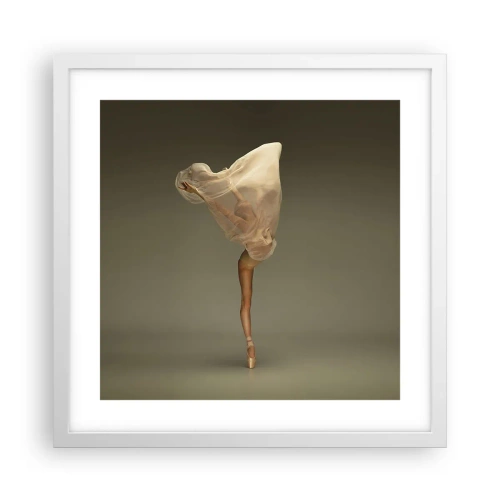 Plagát v bielom ráme - Hneď poletí - 40x40 cm