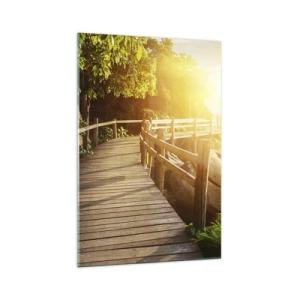 Obraz na skle - Ďalšia zákruta, ďalšie zázraky - 70x100 cm